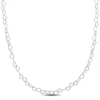 Mimi & Max 3mm Heart Link Necklace In Sterling Silver - 18 In. In White