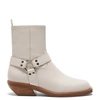 Silent D Claire Moto Boots In White