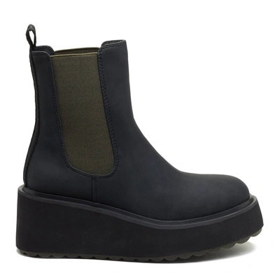 Rocket Dog Hey Day Boot In Black In Green