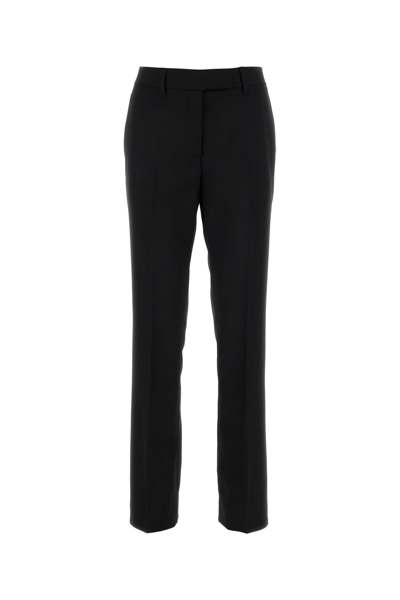 PRADA PANTALONE IN LANA NERA DONNA