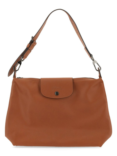 Longchamp Le Pliage Xtra Medium Hobo Bag In Brown