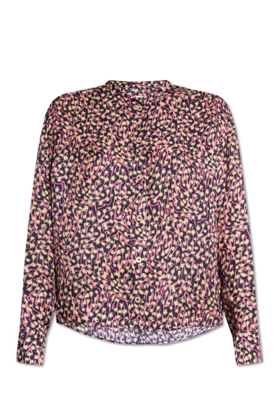 Isabel Marant Leidy Floral Printed Shirt In Multi