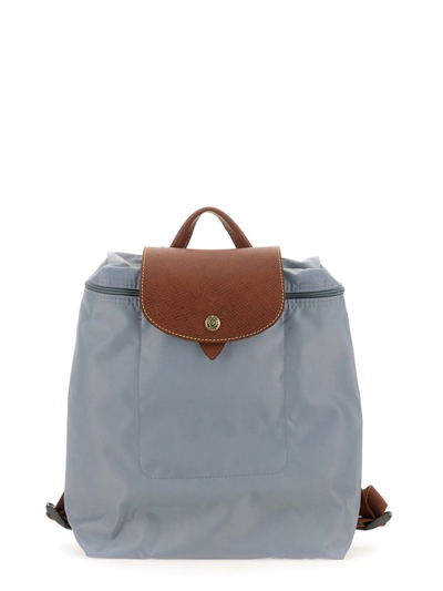 Longchamp Le Pliage Zip In Grey