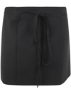 Sportmax Mini Wrap Skirt In Black
