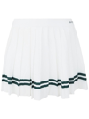SPORTY AND RICH SPORTY & RICH CLASSIC LOGO PLEATED SKIRT CLOTHING