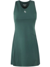 Sporty And Rich Sporty & Rich Src Tennis Sleeveless Mini Dress In Green