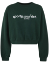 SPORTY AND RICH SPORTY & RICH TANK CROPPED CREWNECK CLOTHING