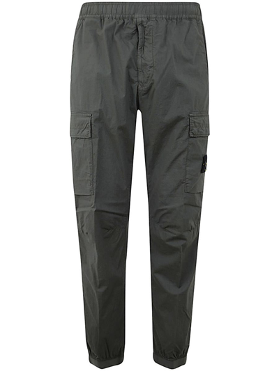 Stone Island Regular Tapered Trousers Clothing In Green