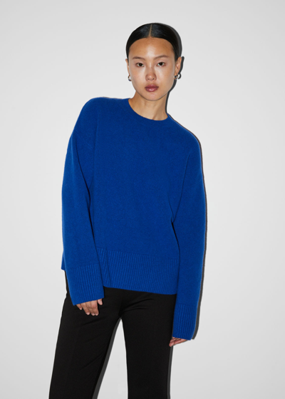 Other Stories Relaxed Fit Knitted Sweater In Blue