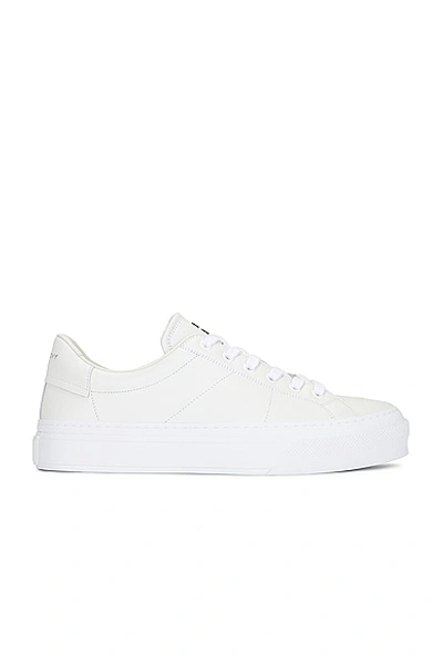 Givenchy City Sport Lace Up Trainer In White