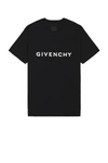 Givenchy Archetype Drop-shoulder T-shirt In Black