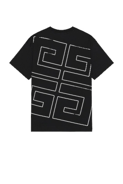 Givenchy Standard Short Sleeve Base Tee In Black