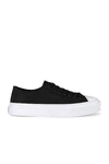 Givenchy Baskets City Canvas Sneaker In Black