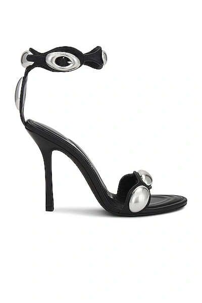 Alexander Wang Leather Sandals With Croco Print In Multi