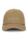 Saint Laurent Cap In Beige