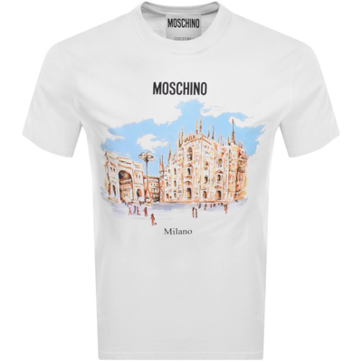 Moschino Logo T Shirt White