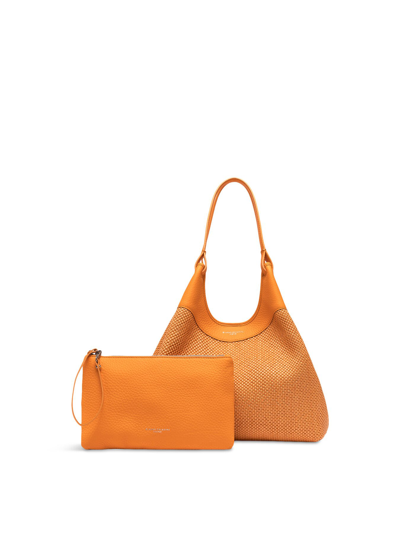 Gianni Chiarini Women's Dua L Large Tote Bag Orange In Brown