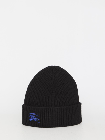 Burberry Cashmere Beanie In Black