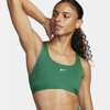 Nike Women's Swoosh Light Support Non-padded Sports Bra In Green