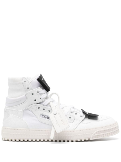 OFF-WHITE OFF-WHITE 3.0 OFF COURT LEATHER SNEAKERS
