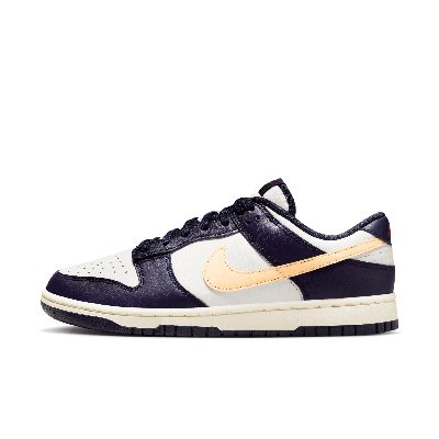 Nike Dunk Low "sail/coconut Milk/purple Ink/melon Tint" Sneakers In White