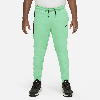Nike Sportswear Tech Fleece Big Kids' (boys') Pants (extended Size) In Green