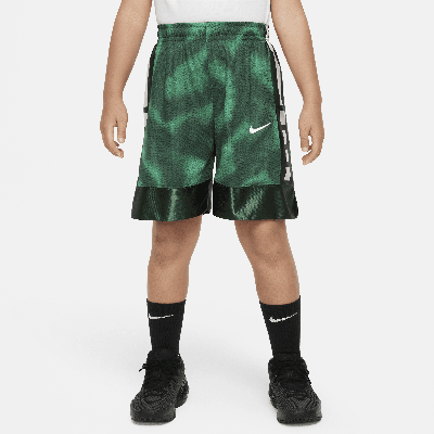 Nike Dri-fit Elite 23 Big Kids' (boys') Basketball Shorts In Green