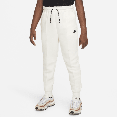 Nike Sportswear Tech Fleece Big Kids' (girls') Jogger Pants (extended Size) In Brown