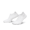 Nike Unisex Unicorn Dri-fit Adv Cushioned No-show Socks (1 Pair) In White