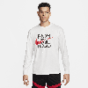 Nike Men's Max90 Long-sleeve Basketball T-shirt In White