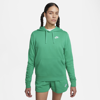 Nike Women's  Sportswear Club Fleece Pullover Hoodie In Green