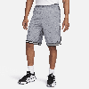 Nike Men's Dna Dri-fit 10" Basketball Shorts In Grey