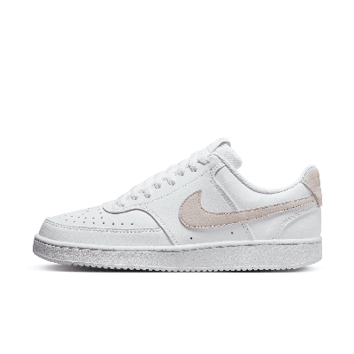 Nike Women's Court Vision Low Next Nature Shoes In White