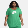 Nike Women's  Sportswear Essential Tunic (plus Size) In Green
