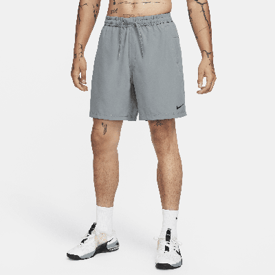 Nike Men's Form Dri-fit 7" Unlined Versatile Shorts In Grey
