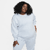 Nike Women's  Sportswear Phoenix Fleece Oversized Crew-neck Sweatshirt (plus Size) In Blue