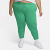 Nike Women's  Sportswear Club Fleece Mid-rise Jogger Pants (plus Size) In Green