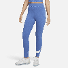 Nike Women's  Sportswear Classics High-waisted Graphic Leggings In Blue