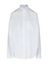 Balenciaga Cotton Shirt In White