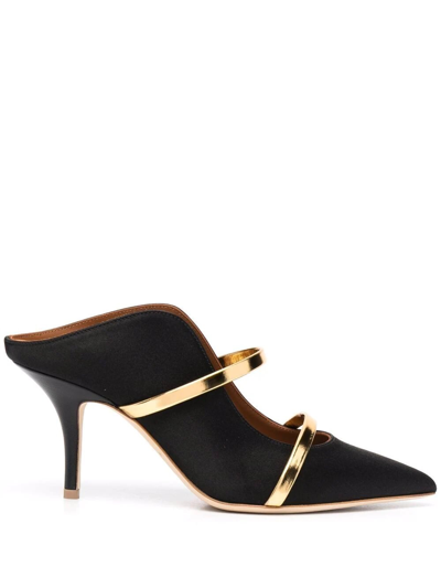 Malone Souliers Maureen 70 Leather Mules In Black