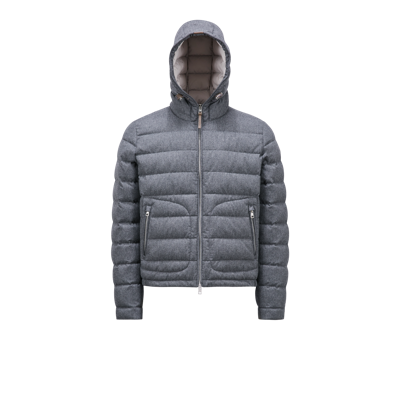 Moncler Collection Doudoune Courte Redessau In Grey