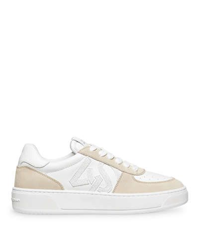 Stuart Weitzman Sw Courtside Sneakers In White