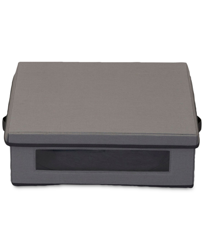 Household Essentials Platter Storage Chest In Gray