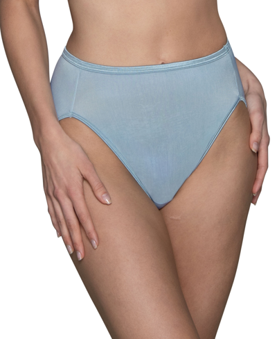 Vanity Fair Illumination Hi-cut Brief Underwear 13108, Also Available In Extended Sizes In Seaside Mist