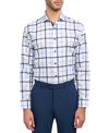 MICHELSONS OF LONDON MEN'S REGULAR-FIT WINDOWPANE CHECK DRESS SHIRT