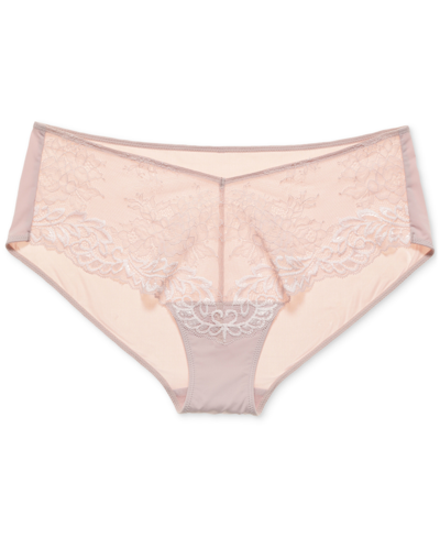 Natori Women's Feathers Refresh Girl Brief Underwear 776331 In Rose Beige,lt Ivory