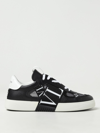 Valentino Black White Vl7n Leather Sneakers In Black