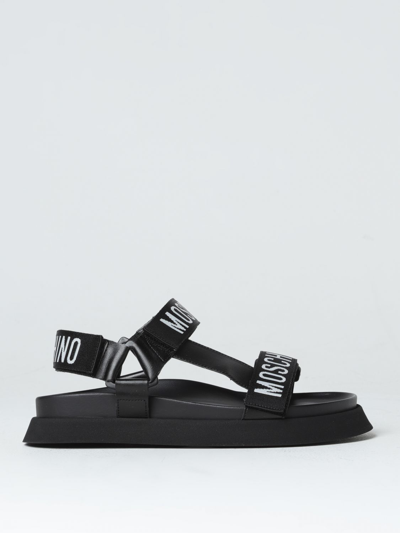 Moschino Flache Sandalen  Couture Damen Farbe Schwarz In Black