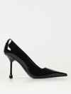Jimmy Choo Ixia 80 Black Nappa Leather Pumps In Black