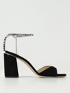 Jimmy Choo Saeda Sandal Block Heel In Black